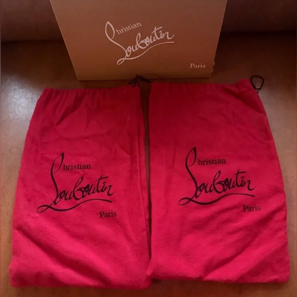 Christian Louboutin Marimalus Nappa Leather Spike Heel Pumps Black EU 39 NIB - Picture 10 of 15